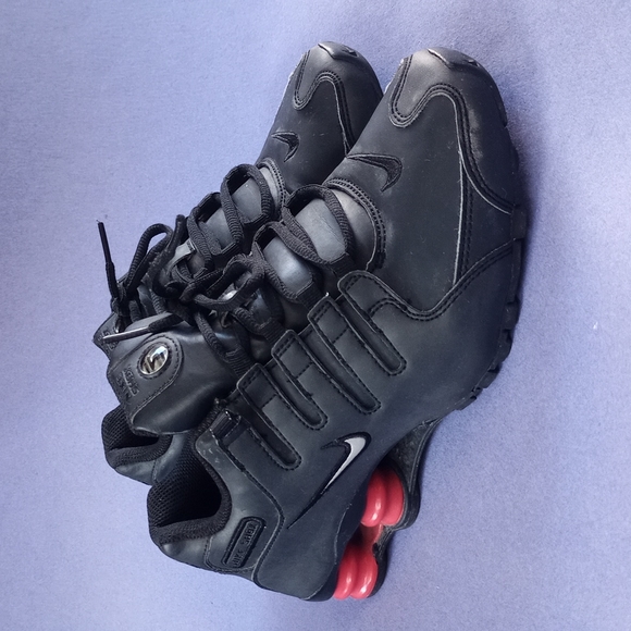 Nike Other - Nike Shox NZ Black/Red Athletic Sneaker Shoes